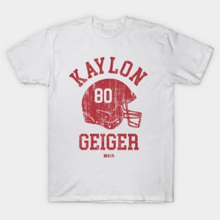 Kaylon Geiger Tampa Bay Helmet Font T-Shirt